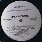 New Edition : If It Isn't Love (12", Single, Promo)