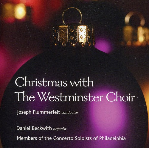 the album cover for Joseph Flummerfelt - Christmas with the Westminster Choir