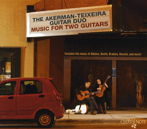 the album cover for Akerman Teixeira Guitar Duo - Music for Two Guitars