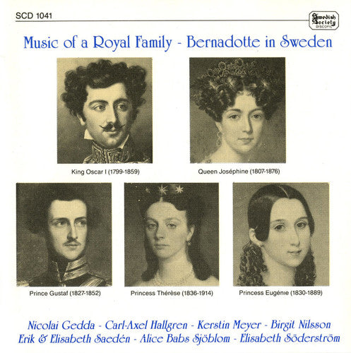 the album cover for Nilsson / Gedda / Meyer / Nilsson - Music of a Royal Family-Bern