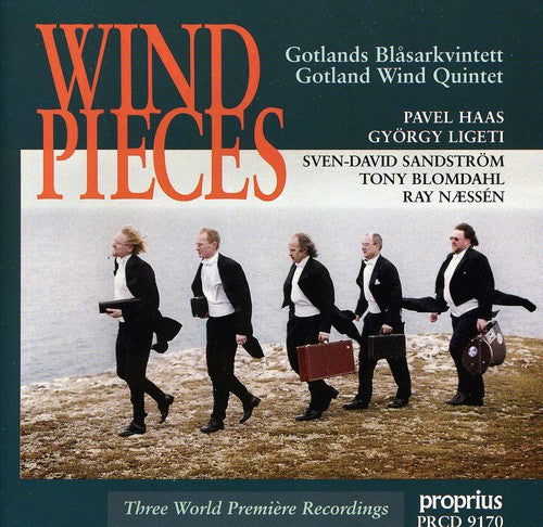 the album cover for Ligeti / Haas / Sandstrom / Gotland Wind Quintet - Windpieces