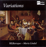 the album cover for Stockholm Baroque Ensemble - Variations