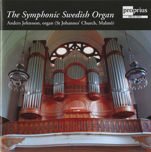 the album cover for Anders Johnsson - Symphonic Swedish Organ