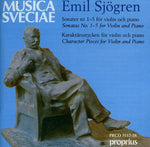the album cover for Sjogren / Sparf - Sonatas & Character Pieces