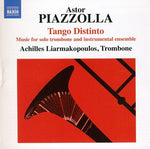 the album cover for Pedro Giraudo - Tango Distinto: Music for Solo Trombone &