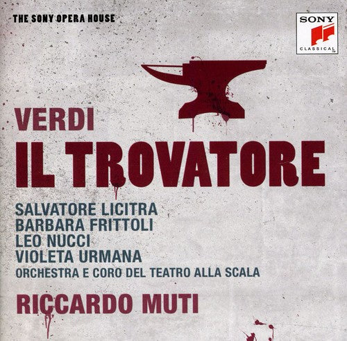 the album cover for Verdi / Licitra / Orch Teatro Alla Scala / Muti - Il Trovatore - the Sony