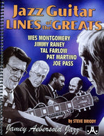 Jamey Aebersold - Líneas de guitarra de jazz de los grandes (CD)