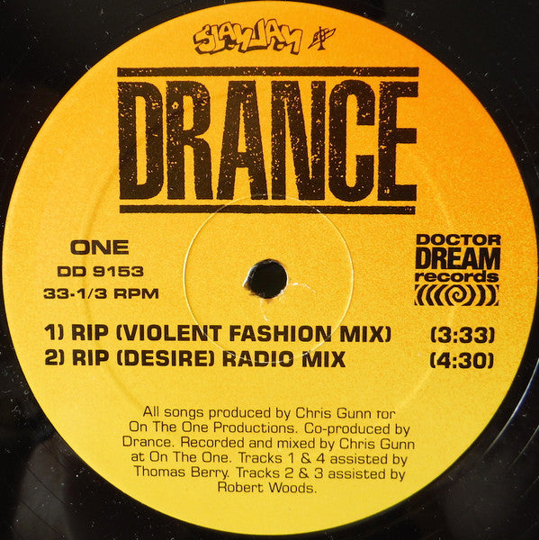 Drance : RIP (12", Maxi)