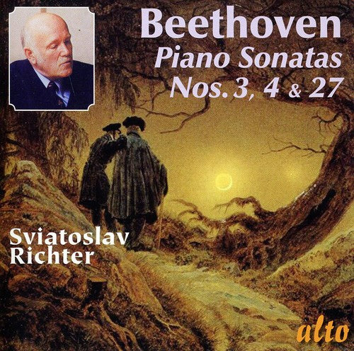 the album cover for Sviatoslav Richter - Piano Sonatas 3 & 4 & 27