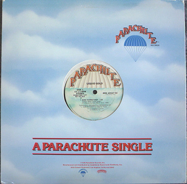 Liquid Gold : Dance Yourself Dizzy (12", Promo)