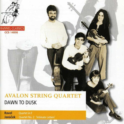 the album cover for Avalon String Quartet - Dawn to Dusk: String Quartet in F / Quartet No 2