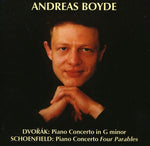 the album cover for Andreas Boyde - Piano Concerto: Four Parables