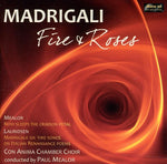 the album cover for Paul Mealor - Fire & Roses