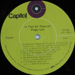 Peggy Lee : Is That All There Is? (LP, Album, Scr)