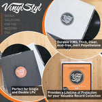 Vinyl Styl 12 Inch Outer Record Sleeves - Open Top - 50 Count (Clear)