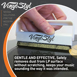 Vinyl Styl Anti-static Vinyl Record Cleaning Brush - Micro Fiber (White)
