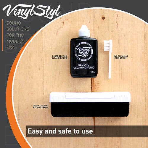 Vinyl Styl LP Vinyl Record Deep Cleaning System With Pad and Cleaning Fluid