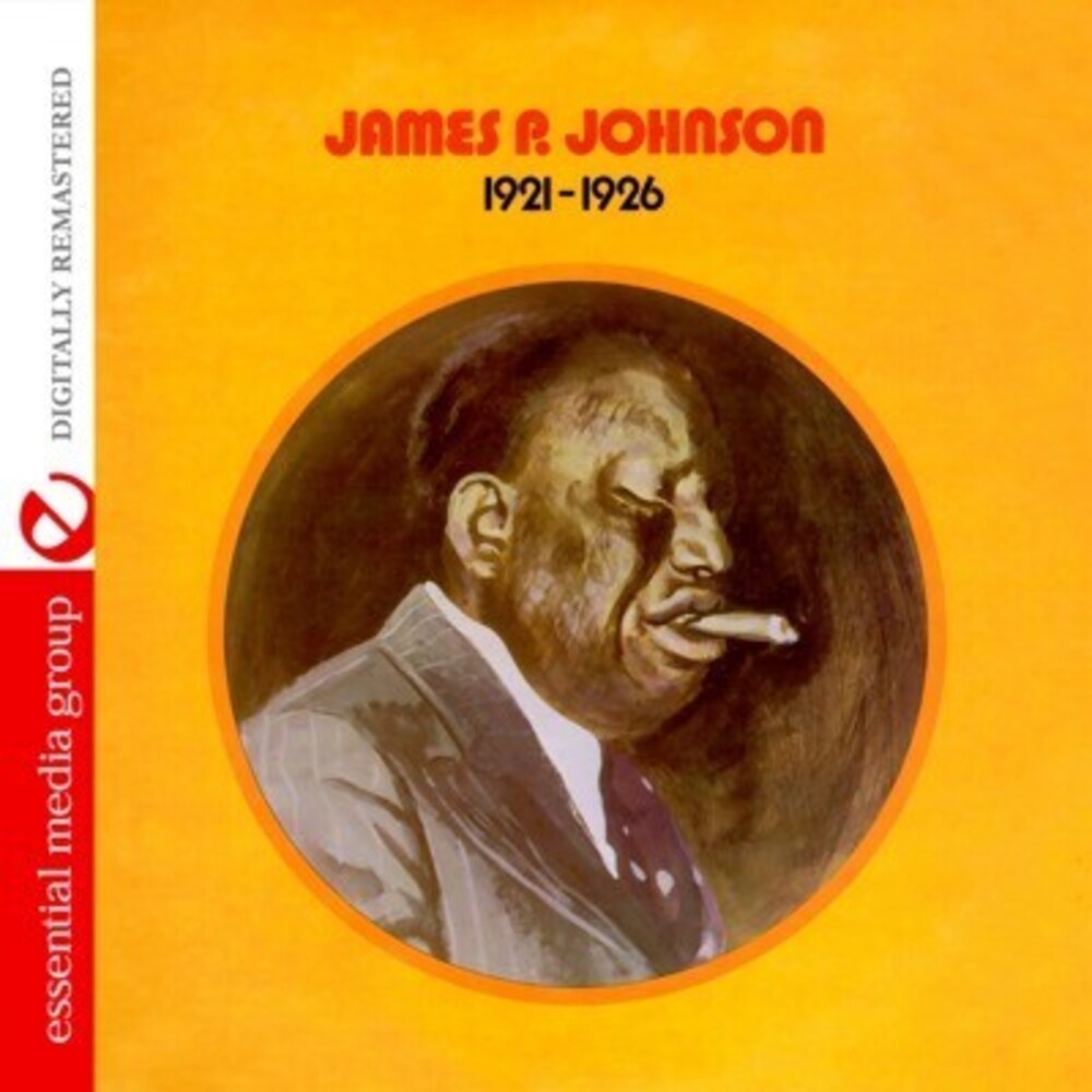 the album cover for James P. Johnson - 1921 - 1926