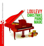 the album cover for Lou Levy - Christmas Piano Magic