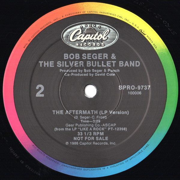 Bob Seger & The Silver Bullet Band* : The Aftermath (12" Remix) (12", Promo)