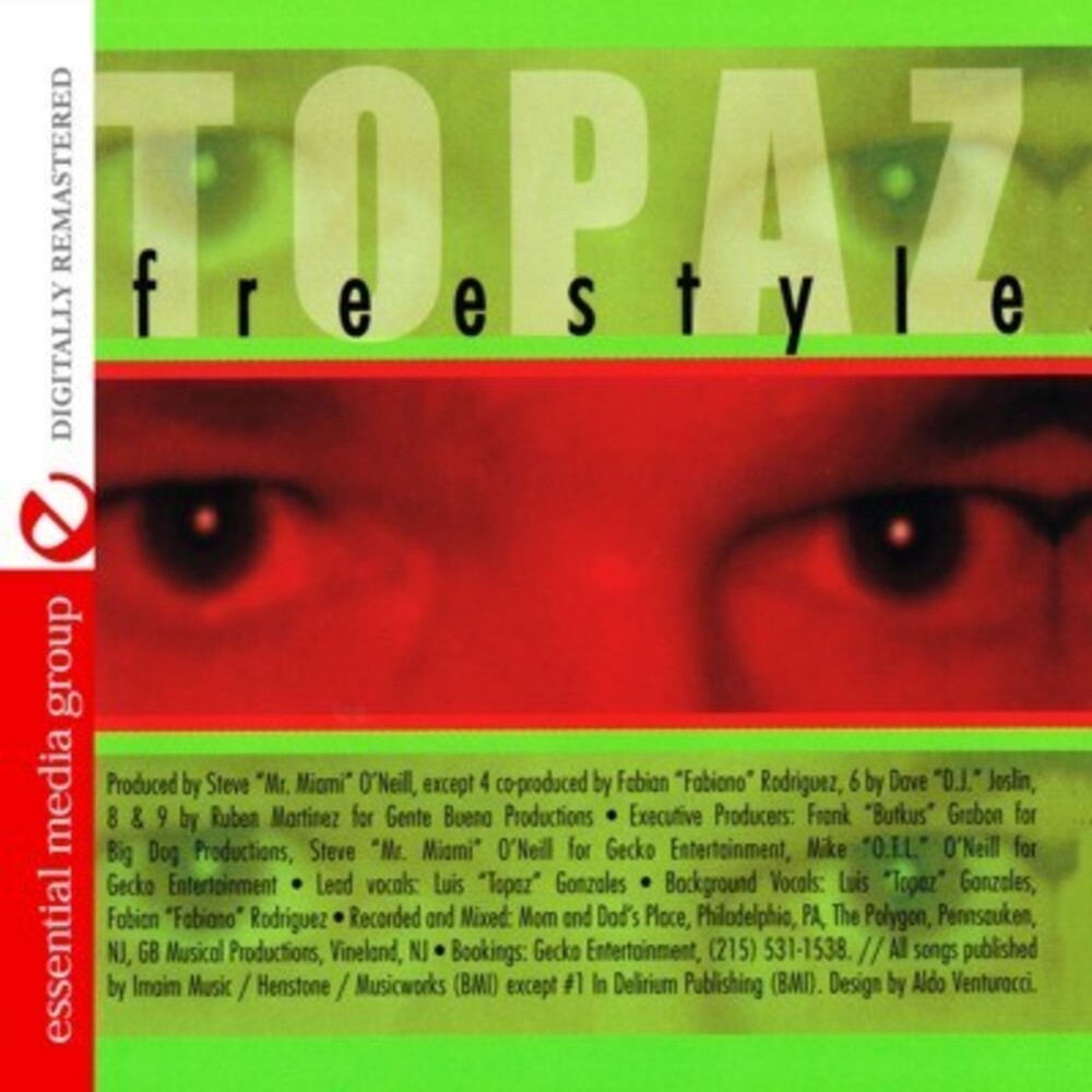 the album cover for Topaz - Freestyle
