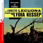 the album cover for Lydia Kessep - Immortales Al Piano de Ernesto Lecuona