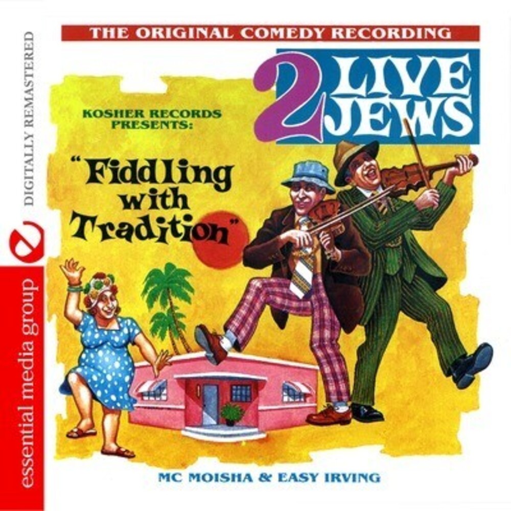 the album cover for 2 Live Jews - Fiddling with Tradition