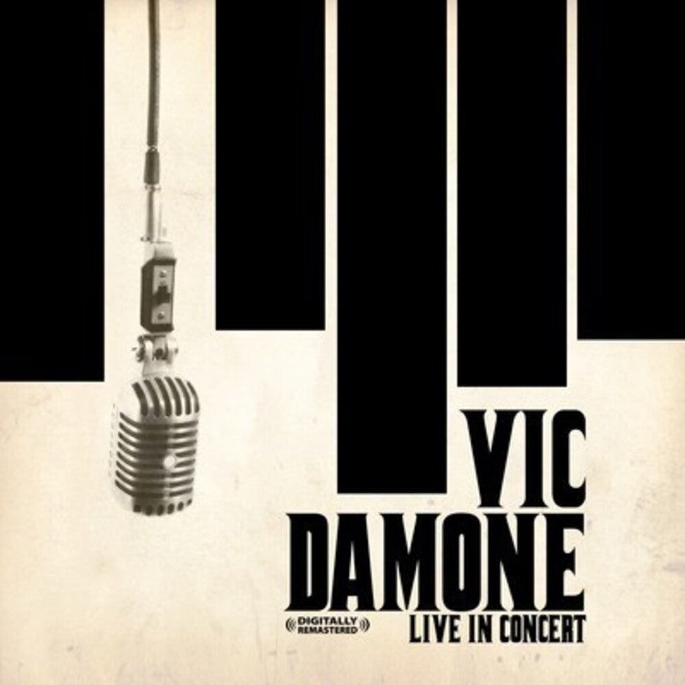 the album cover for Vic Damone - Live in Concert