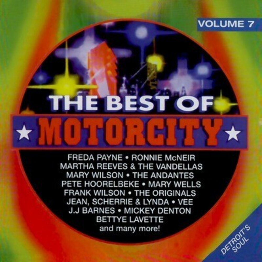the album cover for Best Of Motorcity - Best of Motorcity Vol. 7 / Various