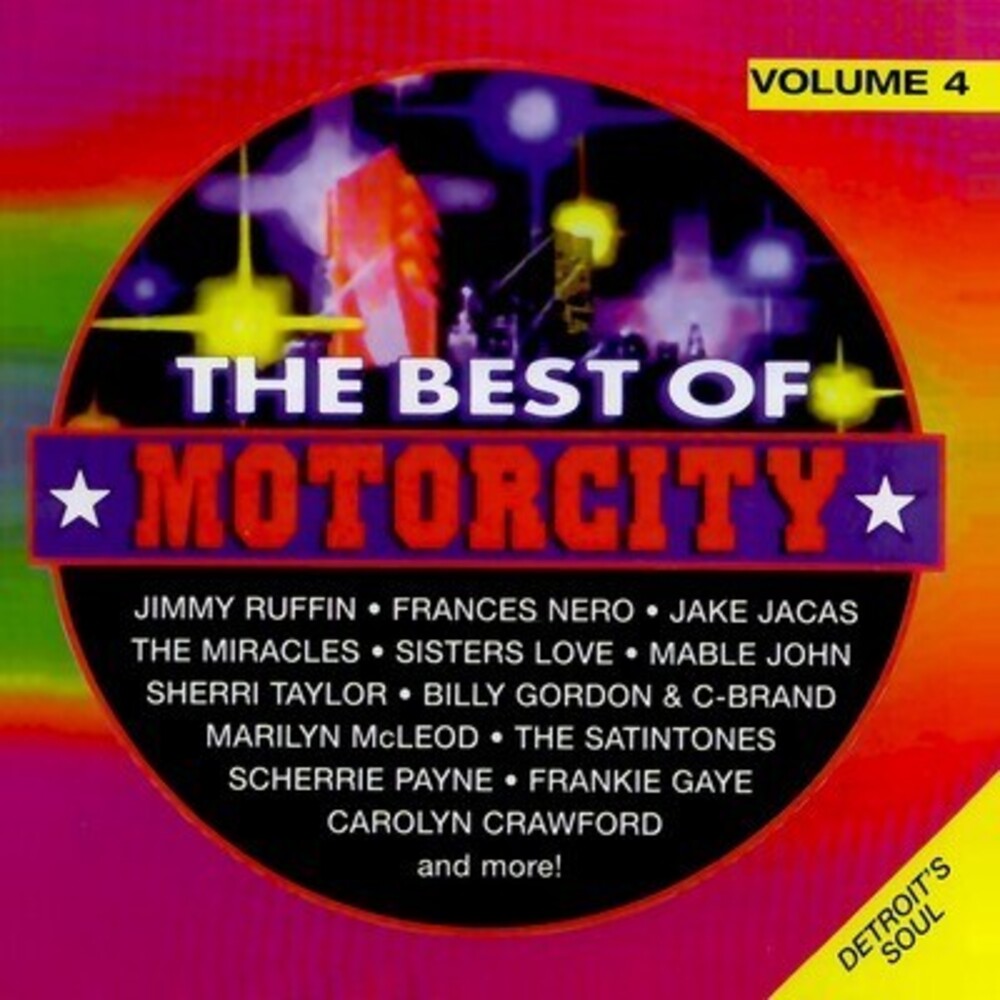 the album cover for Best Of Motorcity - Best of Motorcity Vol. 4 / Various