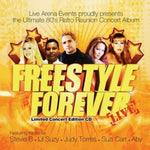 the album cover for Various Artists - Freestyle Forever Live / Various