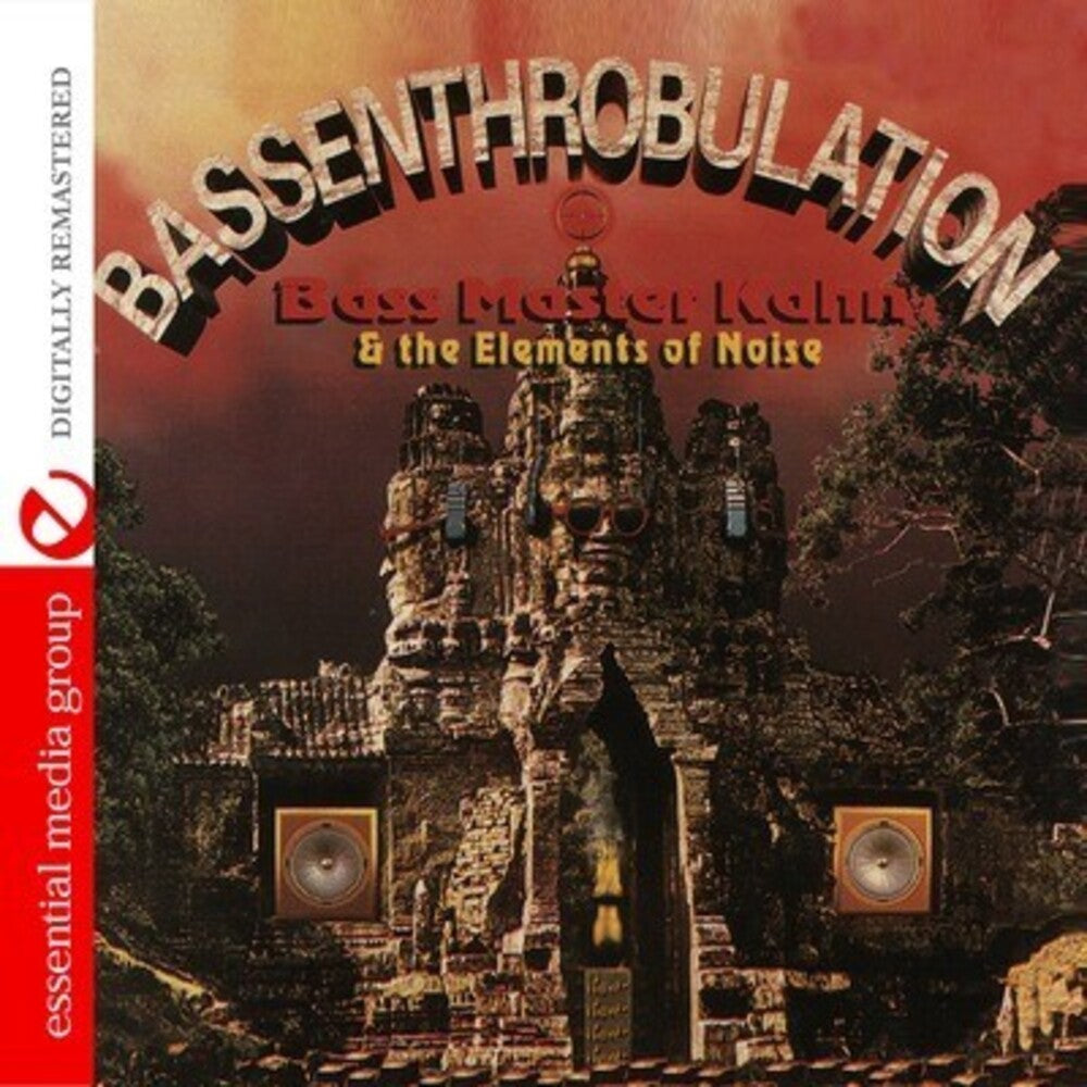 the album cover for Bass Master Khan & The Elements Of Noise - Bassenthrobulation