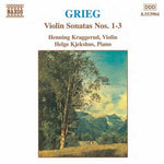 the album cover for Helge Kjekshus - Violin Sonatas 1-3