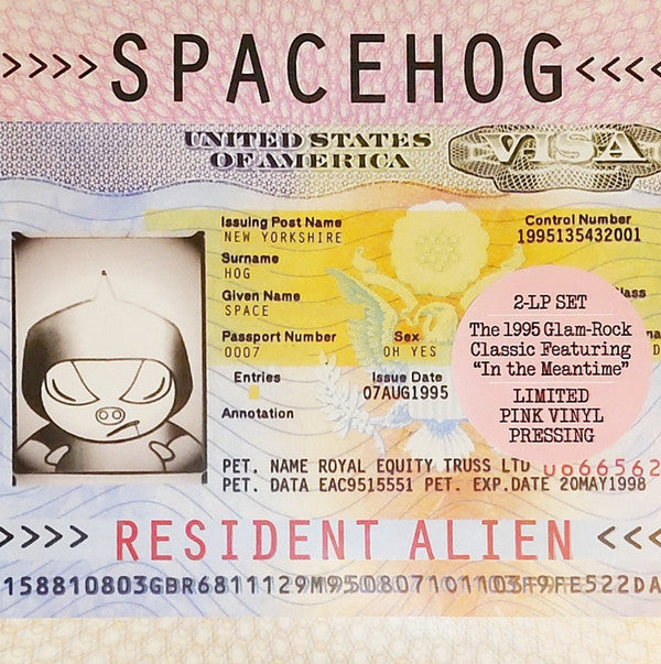 Spacehog : Resident Alien (2xLP, Album, Ltd, RE, RP, Pin)