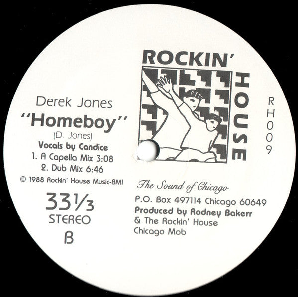 Derek "Smoking" Jones : Homeboy (12")