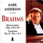 the album cover for Mark Anderson - Klavierstucke / Variations Op 21 , Nos 1 & 2