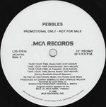 Pebbles : Take Your Time (12", Single, Promo)