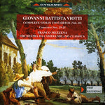 the album cover for Franco Mezzena - Complete Violin Concertos 10