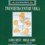 the album cover for James Creitz - XXth Century Viola
