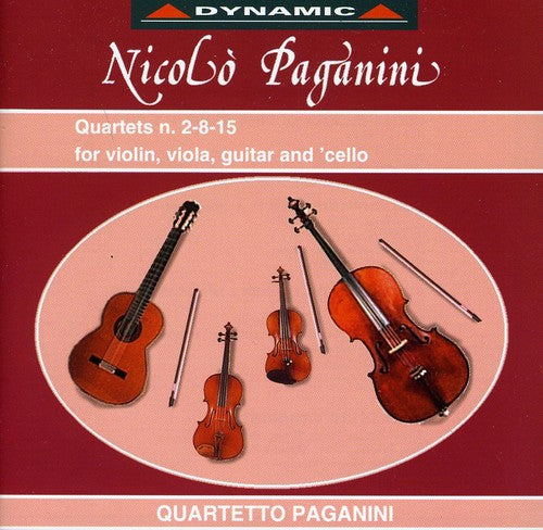 the album cover for Paganini Quartet - Complete Quartets 3