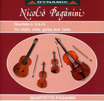 the album cover for Paganini Quartet - Complete Quartets 3