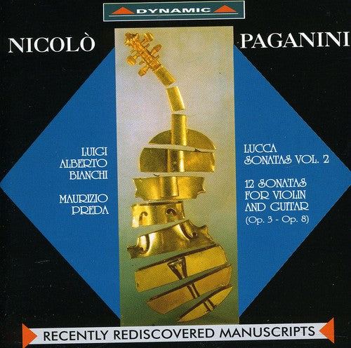 the album cover for Luigi Alberto Bianchi - 12 Sonatas for Violin & Guitar: Sonata Di Lucca