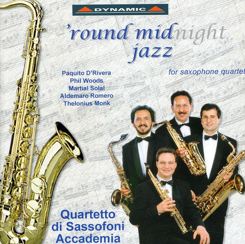 the album cover for Quartetto Di Sassofoni Accademia - Round Midnight Jazz