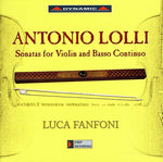 the album cover for Luca Fanfoni - Sonatas for Violin