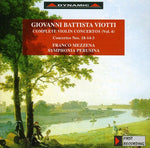 the album cover for Franco Mezzena - Violin Concertos 18 14 & 3 Iv