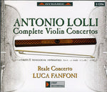 the album cover for Luca Fanfoni - Complete Violin Concertos