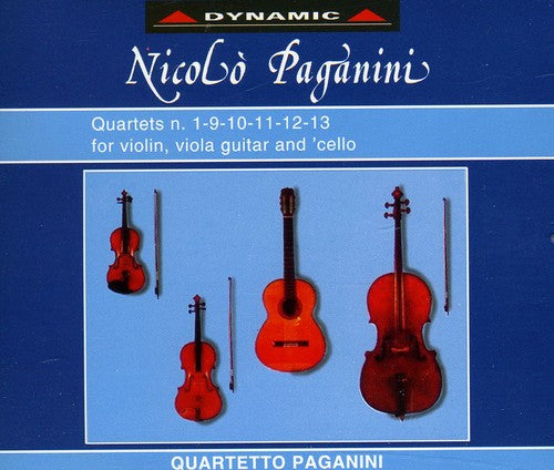 the album cover for Paganini Quartet - Complete Quartets 1