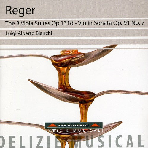 the album cover for Reger / Bianchi - Suite for Viola Solo No. 1 / Suite in D No. 2