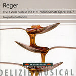 the album cover for Reger / Bianchi - Suite for Viola Solo No. 1 / Suite in D No. 2