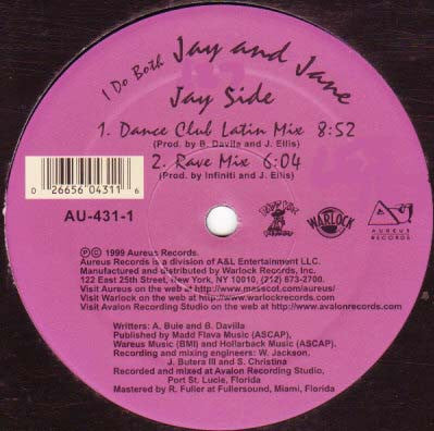 La Rissa : I Do Both Jay And Jane (12")